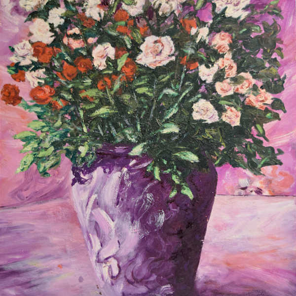 Purple Flower Pot by D.C. Augustine, Image 1.
