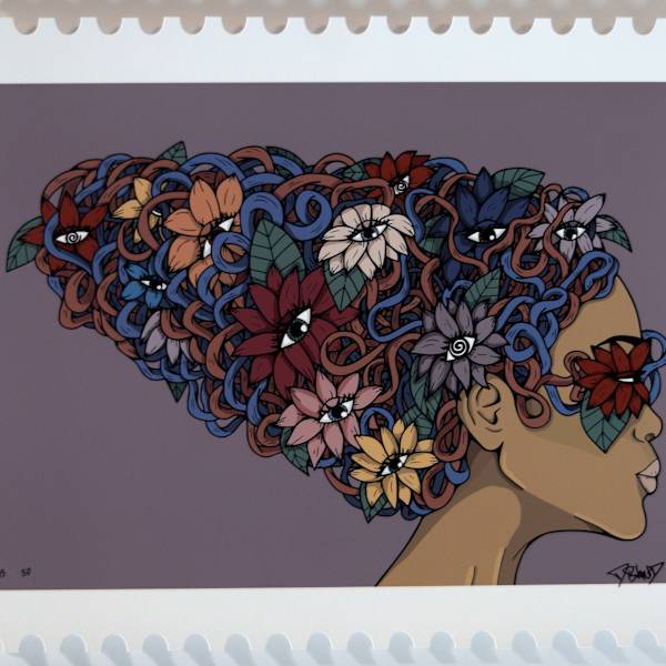 Flowerhead by Anhia "Distortedd" Zaria Santana, Image 1.