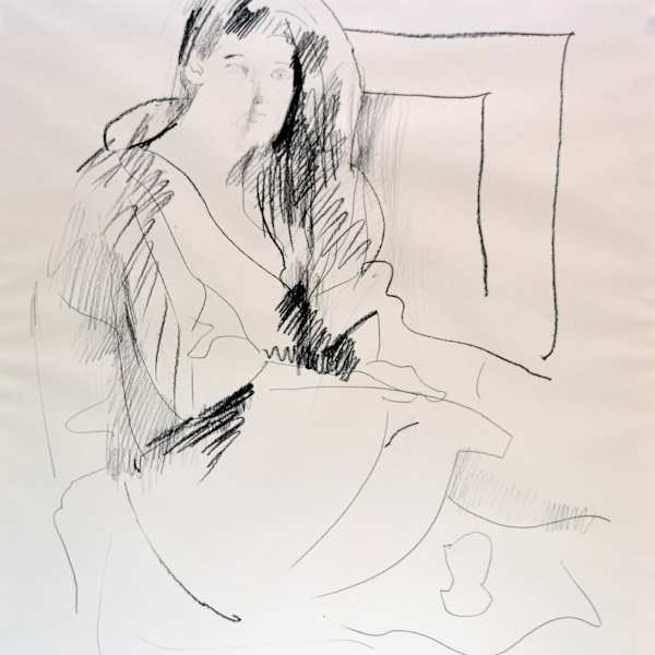 Seated Woman by Rosemary Beck, Image 1.