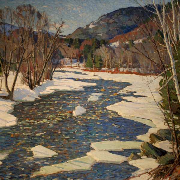 Breaking Up-West River by Aldro T. Hibbard, Image 1.
