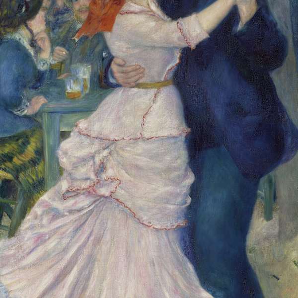 Dance at Bougival by Pierre-Auguste Renoir, Image 1.