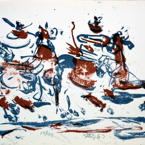 Two Horsemen by Miller Farr, Image 1.