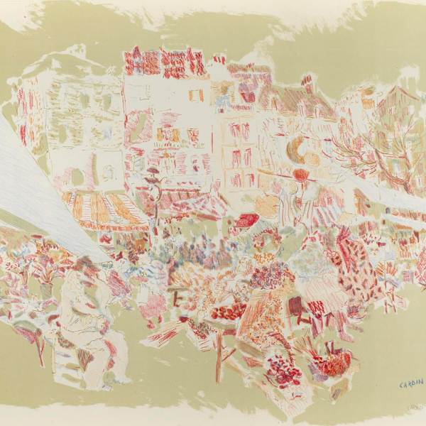 Marche, Rue de Seine by Annie Cardin, Image 1.