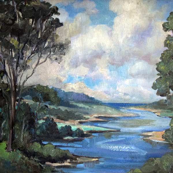 River Scene by Frederick Mortimer Lamb, Image 1.