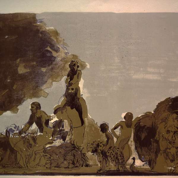 Peaceable Kingdom by David Levine, Image 1.