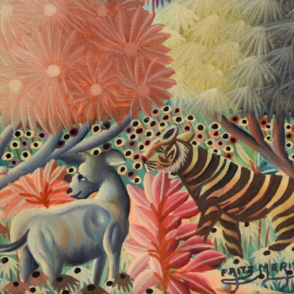 Tiger and Lioness by Fritz Merise, Image 1.