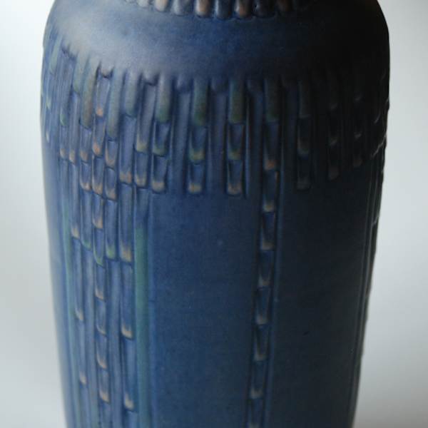 Blue-Green Vase by Newcomb College Pottery, Image 1.