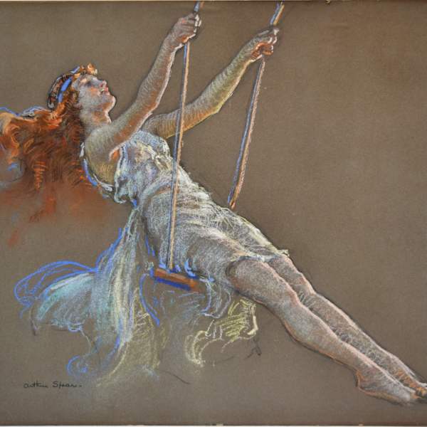 Girl on a Swing by Arthur Spear, Image 1.