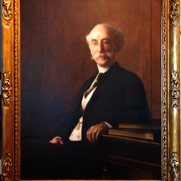 Portrait of Railroad Tycoon, William Henry McDoel by Joseph Rodefer DeCamp, Image 1.