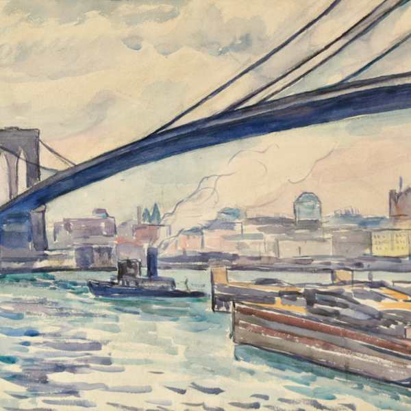 Brooklyn Bridge by Samuel Halpert, Image 1.