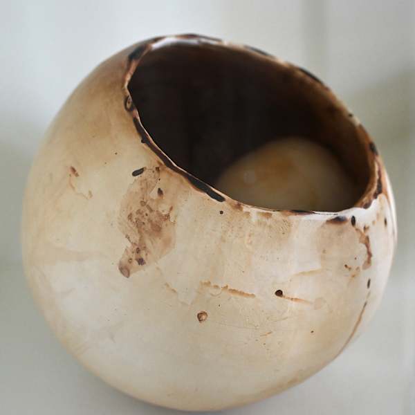 Untitled (B Mix clay with breast milk glaze) by Megan O. Kenealy, Image 1.