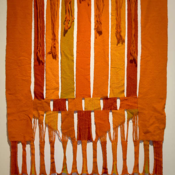 Orange and Red Weaving by Alice Parrott, Image 1.