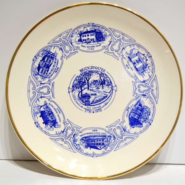 Bridgewater Bicenntenial Plate by Mary Crowley, Image 1.
