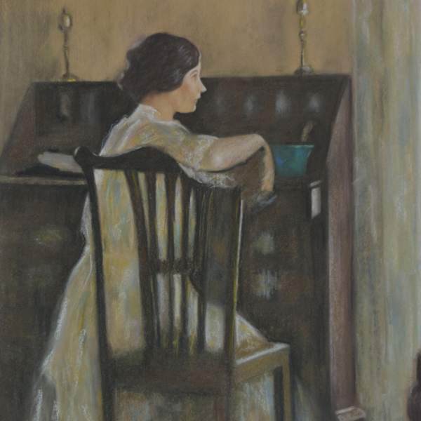 Study of Mary ( Mary and Mother) by Edmund Tarbell, Image 2.