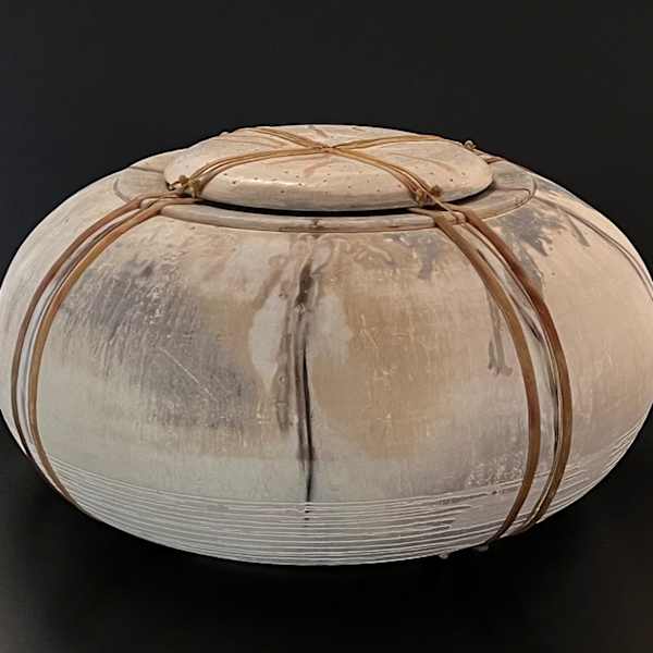 Bound Lidded Pot by Gloria Graham, Image 1.
