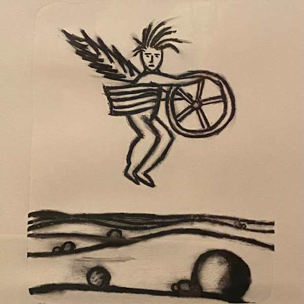 Cupid and the Wheel of Fortune by Jack Hanley, Image 2.