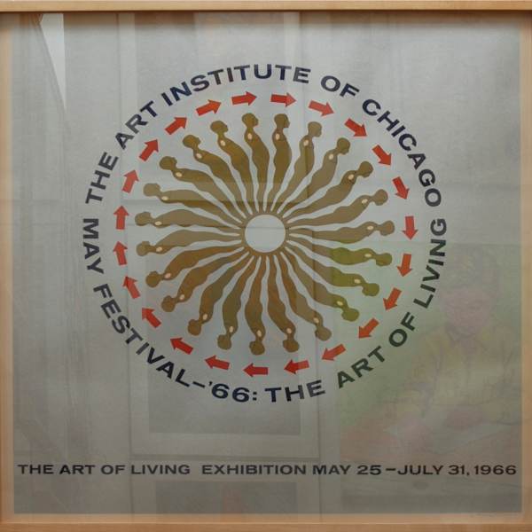 The Art of Living Exhibition Poster by Ernest Trova, Image 10.