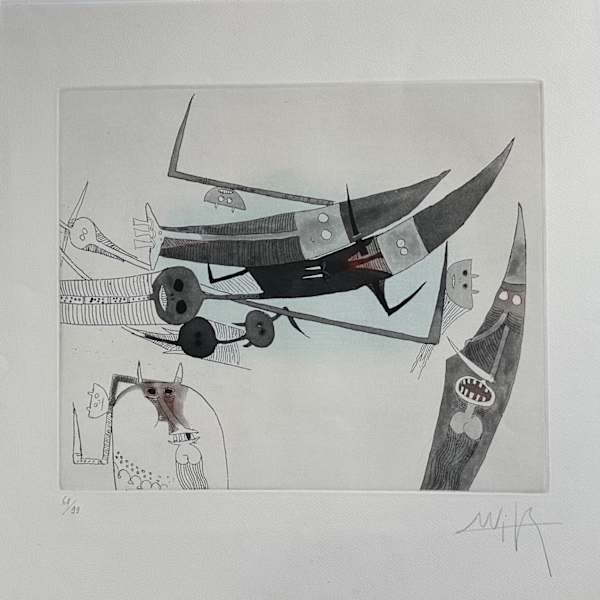 Untitled (7902 tonneau-Ryckelynck) by Wifredo Lam, Image 4.