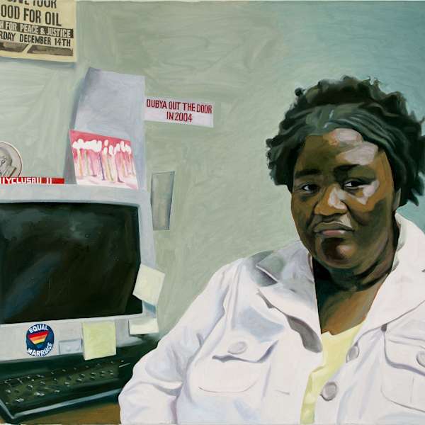 Communist Party USA (portrait of Sheltreese McCoy), 2006 by Yevgeniy Fiks, Image 3.