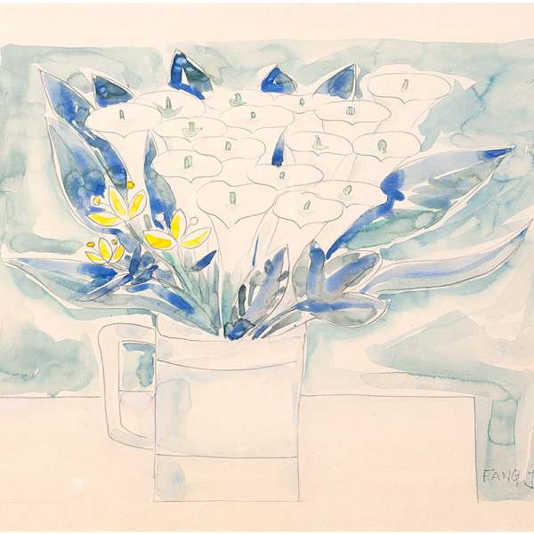 Copo de leite, 1965 by Chen Kong Fang, Image 1.