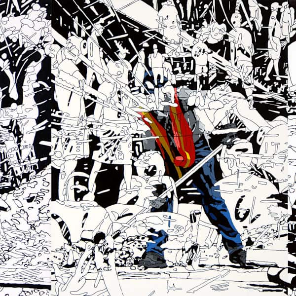 Untitled, (Triptic 20x16 middle, 20x15 Left, 20x20 Right) by Kentaro Hiramatsu, Image 5.