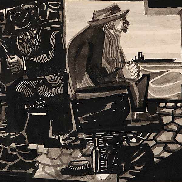 Clochards by Di Cavalcanti, Image 1.