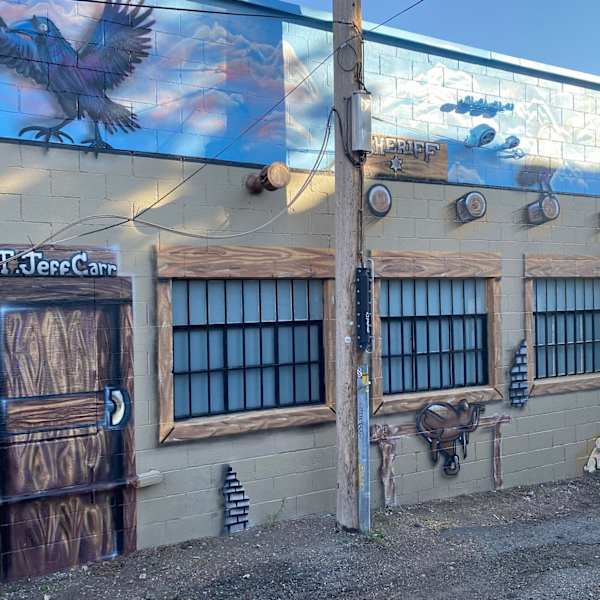 T. Jeff Carr Sheriff Mural by Marc Meadowcroft, Image 2.