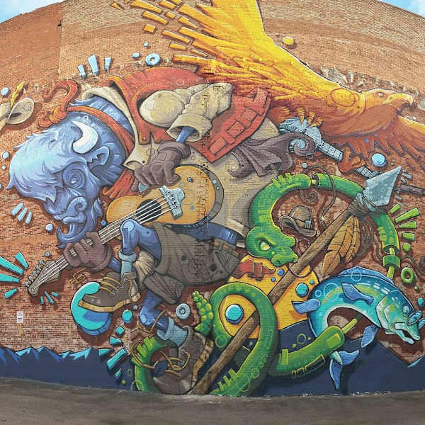 Buffalo Mural by Jordan Dean, Image 2.