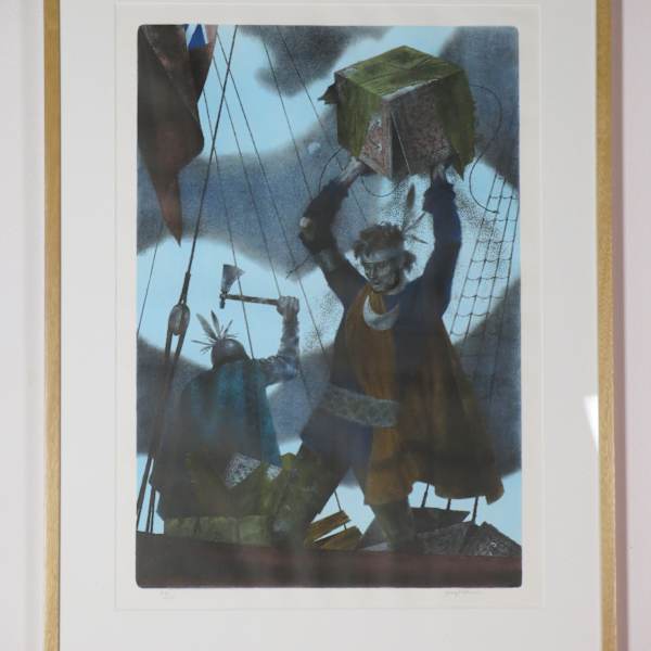 Boston Tea Party by Joseph Hirsch, Image 1.