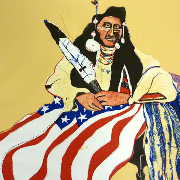 Bicentennial Indian by Fritz Scholder, Image 2.