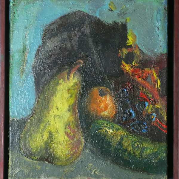 Untitled (Pear, Cucumber, Orange) by Peter Chevalier, Image 1.