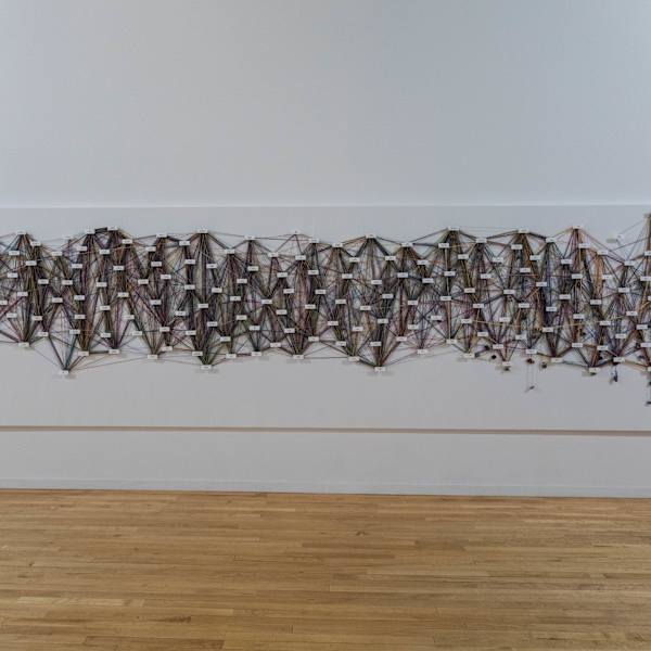 Identity Tapestry (Iteration #12, Marjorie Barrick Museum of Art) by Mary Corey March, Image 2.