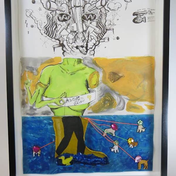 Untitled (Exquisite Corpse) by Collaboration, Image 1.