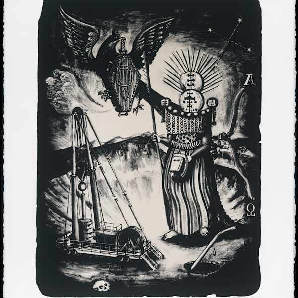 The Chief Mourner and the Last Drops by Matthew Couper, Image 1.