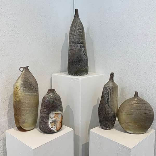 Vases, collection of 5 by Anna Vaughan, Image 1.