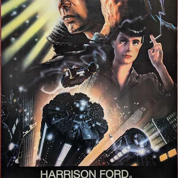 Blade Runner (Theatrical release poster mounted on board) by John Henry Alvin, Image 5.