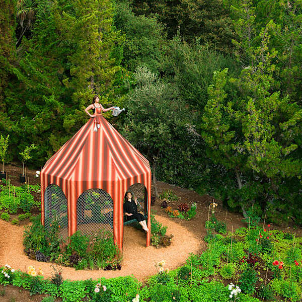 Edible Garden Dress Tent by Robin Lasser and Adrienne Pao, Robin Lasser, Adrienne Pao, Image 1.