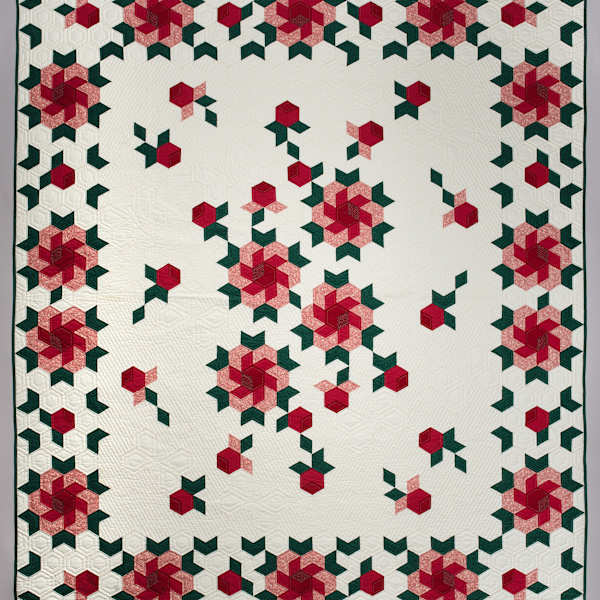 Gather Ye Rosebuds Quilt by Claire Moses, Image 1.