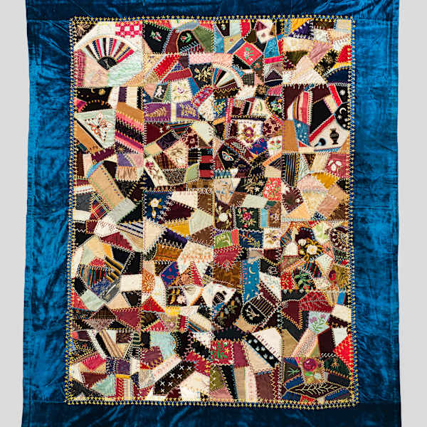 Victorian Crazy Patch by Louise Alexander Jefferis, Image 1.