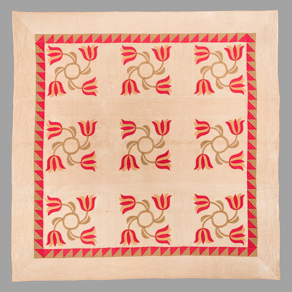 Tulip Quilt by Great Grandma Light, Image 1.