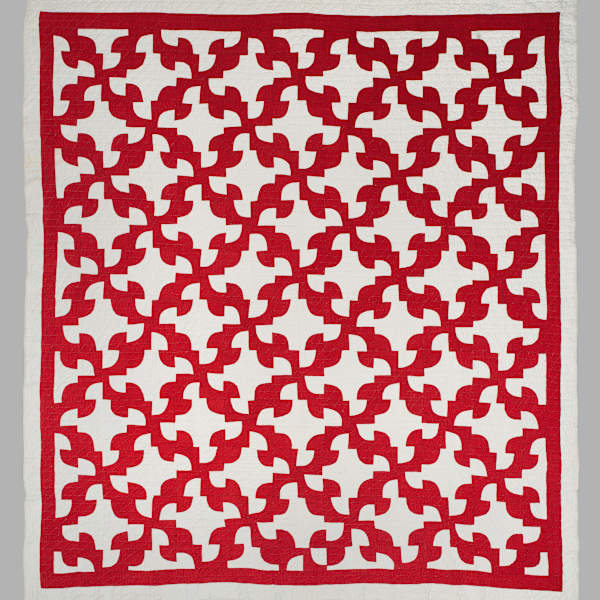 Drunkard’s Path Quilt by Margaretha Werner Conrad, Image 1.