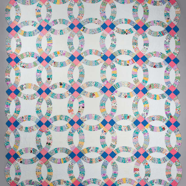 Double Wedding Ring Quilt by Christina Faulstich Kruse, Image 1.