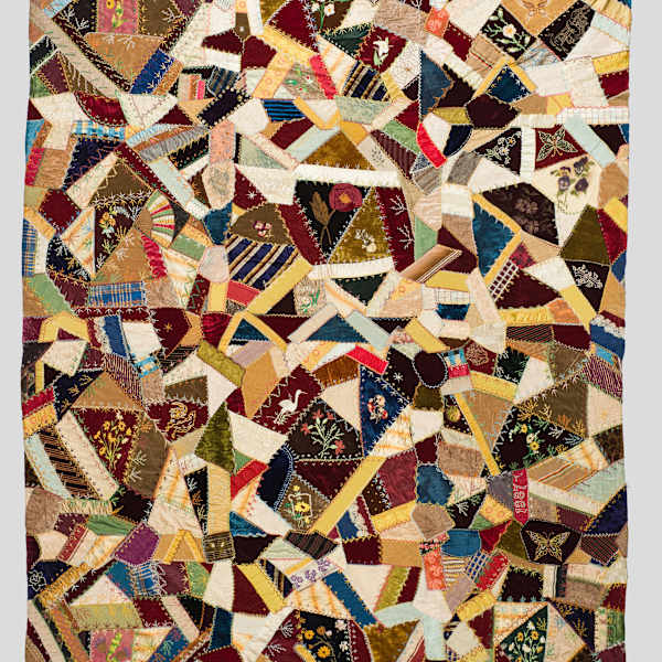 Crazy Quilt by Flora Abel Jenkins, Image 1.