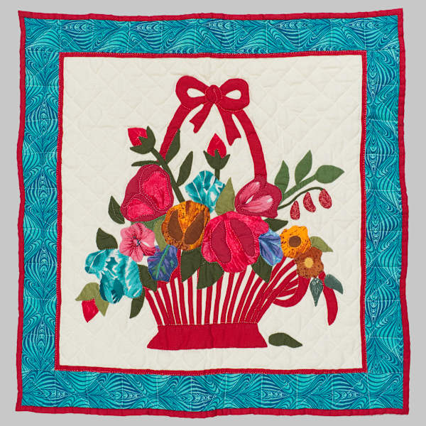 Summer Flower Basket Quilt by Phyllis Dale, Image 1.