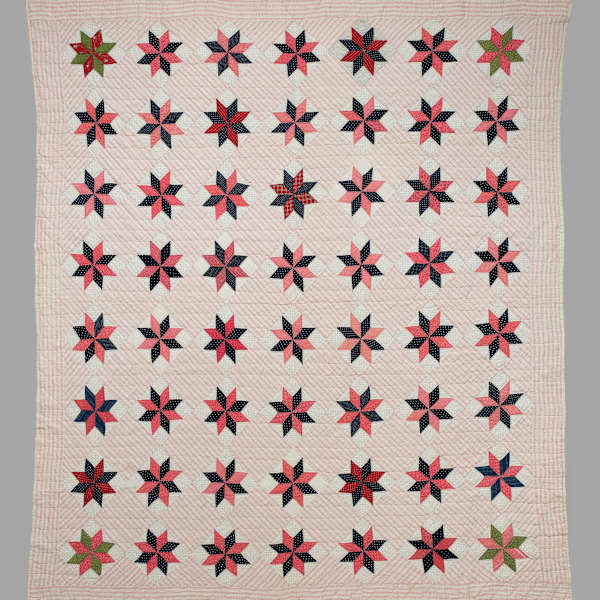 Eight Point Star Quilt by Evelyn Curtis, Image 1.