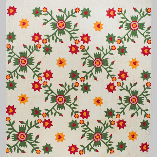 Whig Rose Quilt by Catherine Amanda Plymire, Image 1.