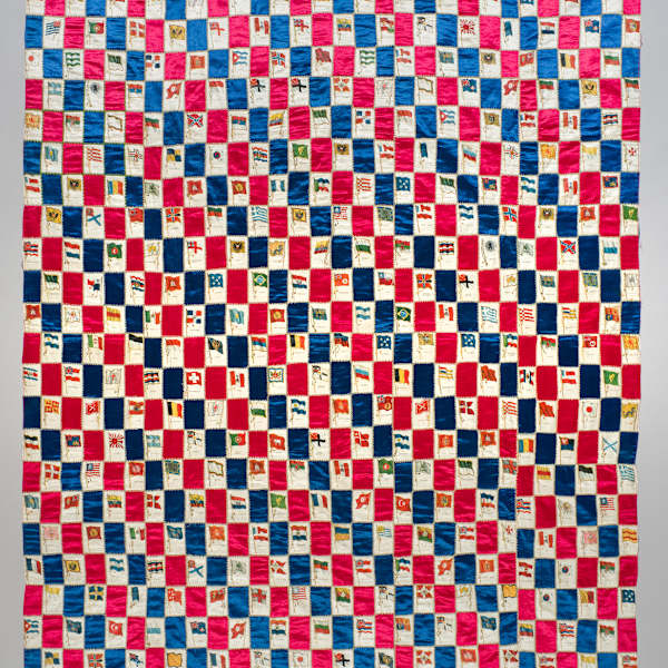 “Cigarette Silk”, Tobacco Premium Quilt by Maude Neidig, Image 1.