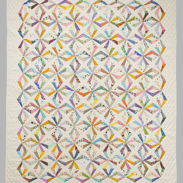 Endless Chain/Crazy Star Quilt by Hortense and Christine Miller, Image 1.