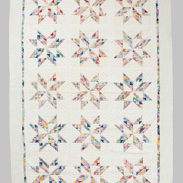 Eight Pointed Star Quilt by Alice Moss, Image 1.