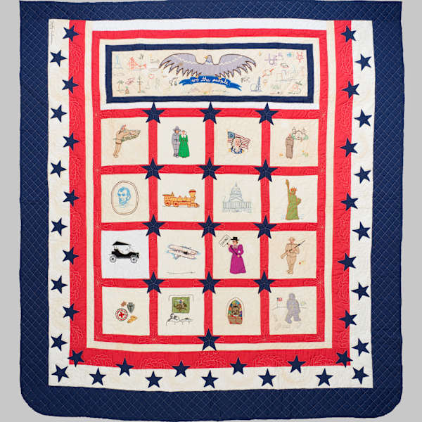 Bicentennial Quilt by Martha Lipsanen, Image 1.